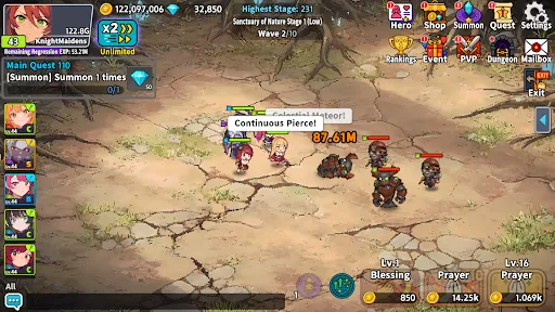 Knight Maidens: Idle RPG | juego | XWorld