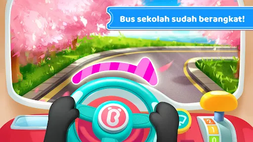 Bus Sekolah Bayi Panda | Permainan | XWorld