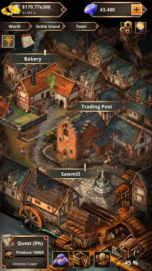Idle Medieval Merchant Tycoon | 游戏 | XWorld