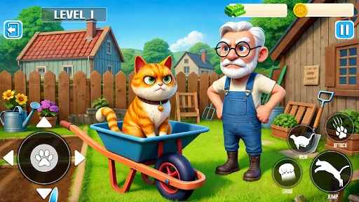 Bad Cat VS Grandpa Prank Game | Games | XWorld