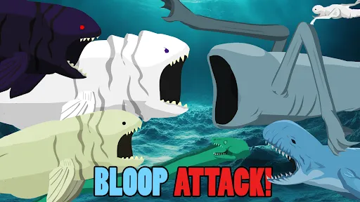 Bloop Fights Sea Eater | Games | XWorld
