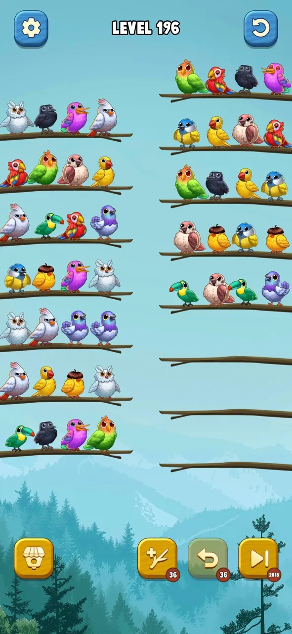 Jungle Bird Sort | 游戏 | XWorld