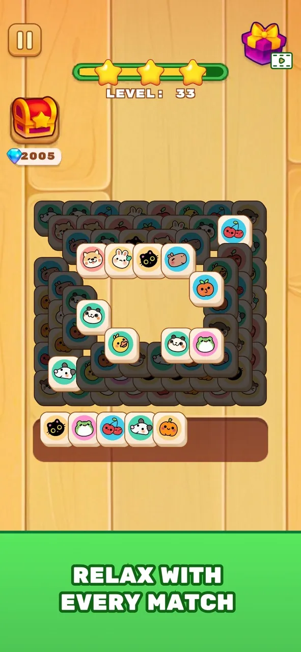 Kawaii Tiles: Cute Match Three | Permainan | XWorld