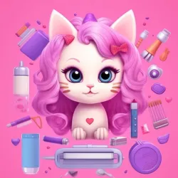 XWorld | Idle Cat Makeover: Hair Salon