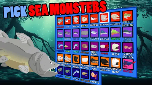 Megalodon Fights Sea Monsters | Permainan | XWorld