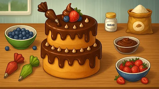 Kitchen Set Cooking Games Bake | 游戏 | XWorld