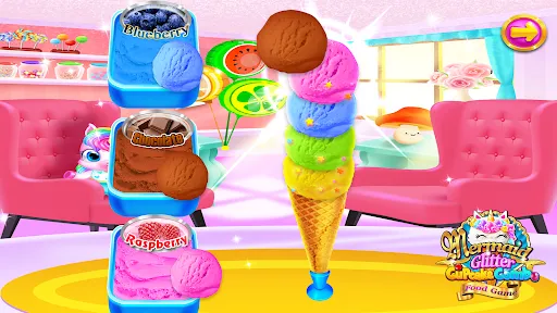 Mermaid Glitter Cupcake Chef | Games | XWorld