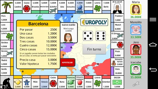 Europoly | juego | XWorld