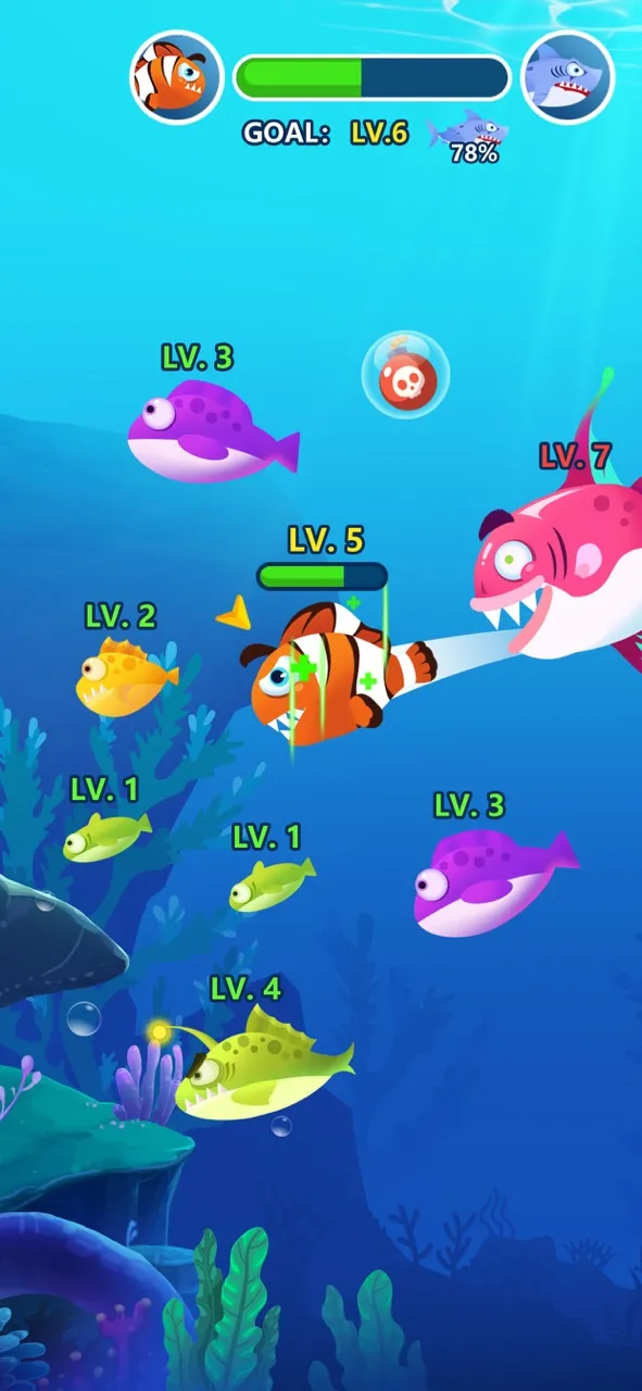 Ocean Fish Evolution | 游戏 | XWorld