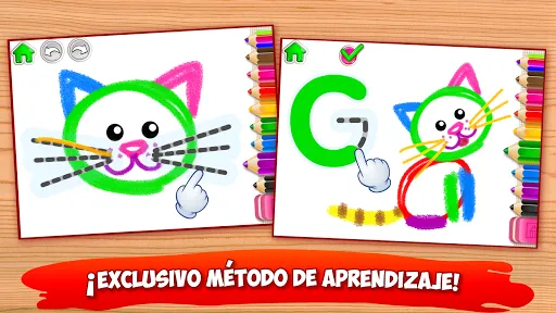 Juegos ABC Pintar niños letras | juego | XWorld