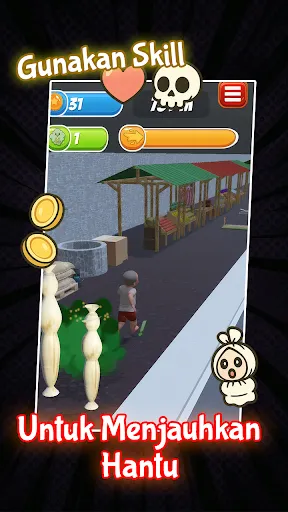 Bamin dikejar setan | Permainan | XWorld