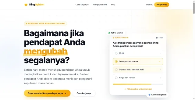 KingOpinion | Permainan | XWorld