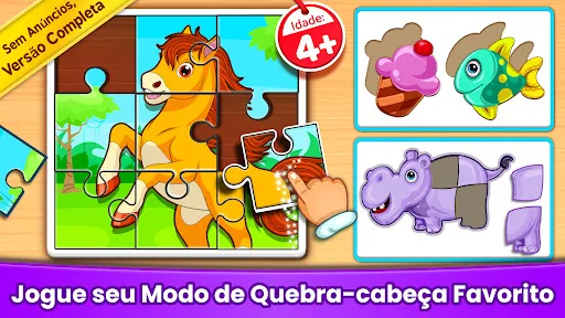 Quebra cabeça infantil jogo 3+ | Jogos | XWorld