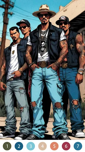 Rebel Gangster Coloring Pages | Игры | XWorld