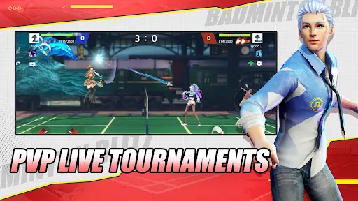 Badminton Blitz - PVP online | Permainan | XWorld