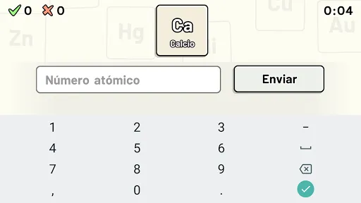 Tabla Periódica - Quiz | juego | XWorld