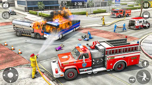 Fire Truck Rescue Firefighter | Jogos | XWorld