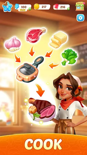 Flambé: Merge & Cook | Permainan | XWorld