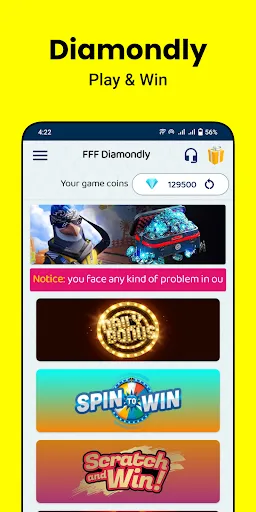 Diamondly: Play Win FFDiamonds | เกม | XWorld