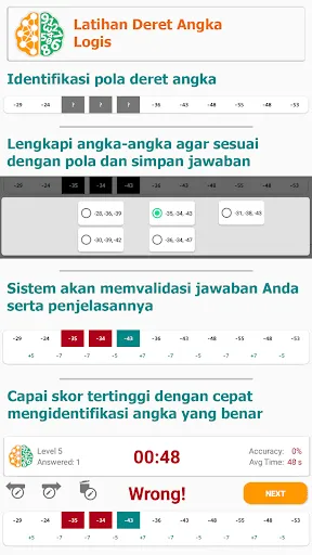 GMath: Deret Huruf/Angka & TWK | Permainan | XWorld