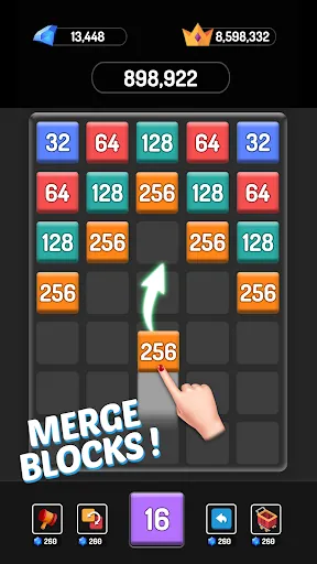 X2 Blocks : 2048 Merge Games | juego | XWorld