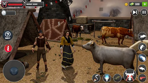 Scary Cow Wild Animal Rampage | Games | XWorld