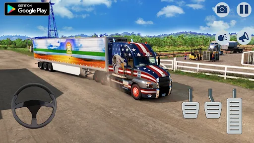 American Truck Cargo Truck 3D | juego | XWorld