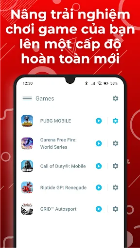 Tăng tốc game - Gaming Mode | Games | XWorld