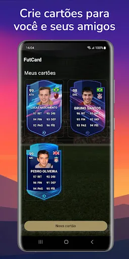 Criar carta de futebol | Jogos | XWorld