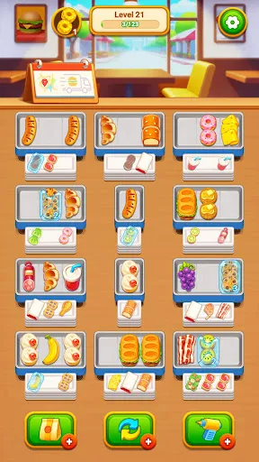 Grill Sort - Food Sort Games | Permainan | XWorld