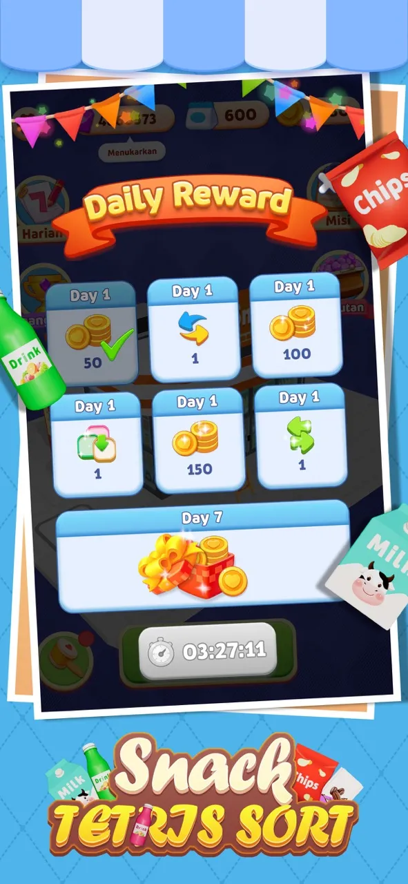 Snack Tetris Sort | Permainan | XWorld