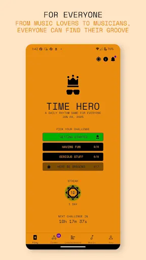 Time Hero: Feel The Beat | Игры | XWorld