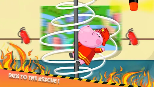 Fireman Hippo: City Hero | Games | XWorld