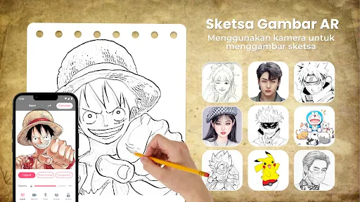 Anime AR Draw: How to Draw | Permainan | XWorld