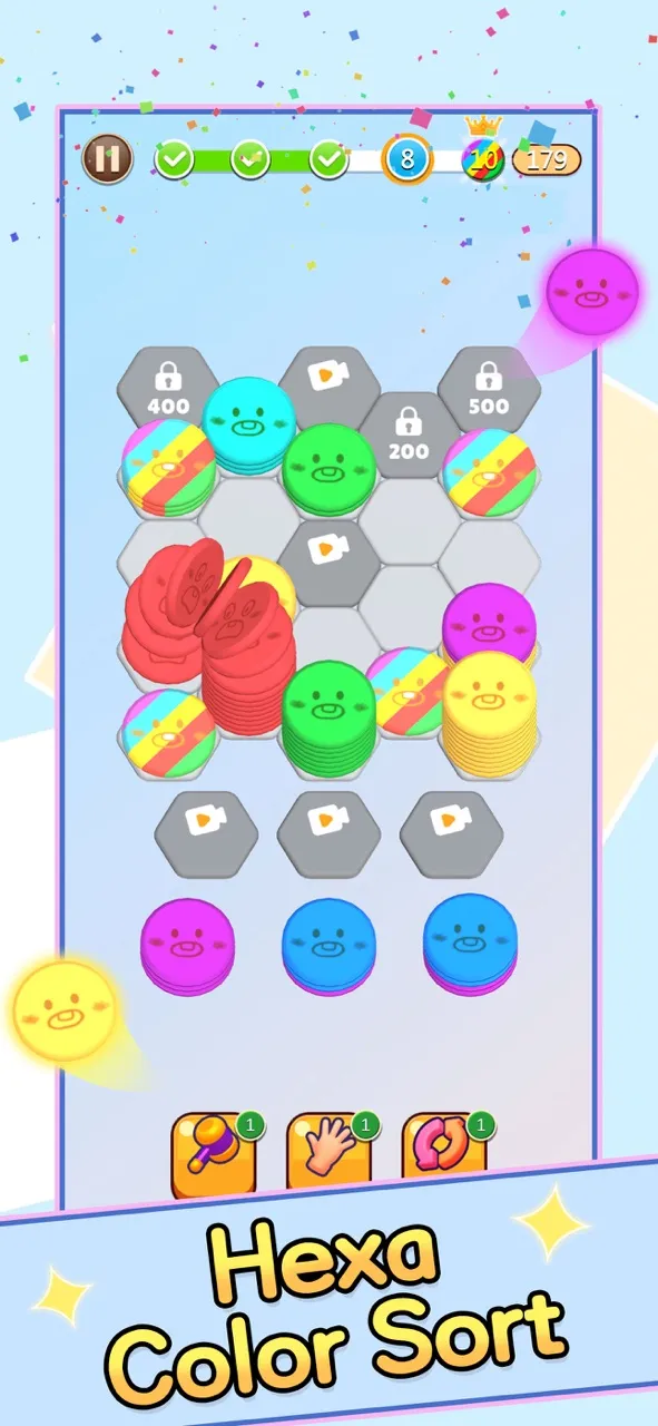Hexa Color Sort - Puzzle Game | Permainan | XWorld