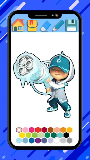 Boboiboy coloring cartoon game | Permainan | XWorld