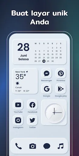 Widget & Tema Warna: iWidgets | Permainan | XWorld