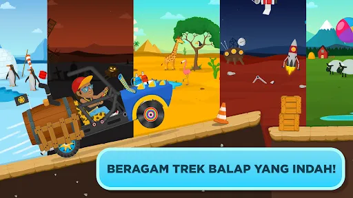 Balap, mobil, truk untuk anak | Permainan | XWorld