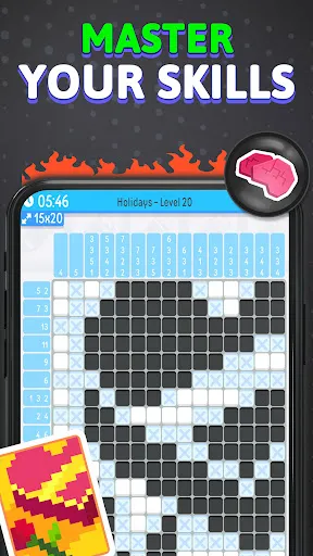 Nonogram Logic Pic: Pictogram | Permainan | XWorld Nonogram Logic Pic: Pictogram | Permainan | XWorld