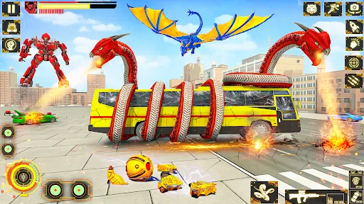 Snake Car Robot Transformation | เกม | XWorld