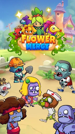 Flower Merge: Zombie Attack | 游戏 | XWorld