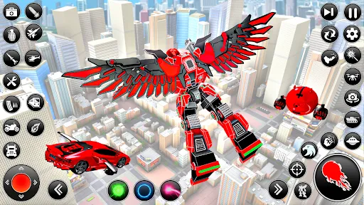 Flying Hawk Robot Car Games | 游戏 | XWorld