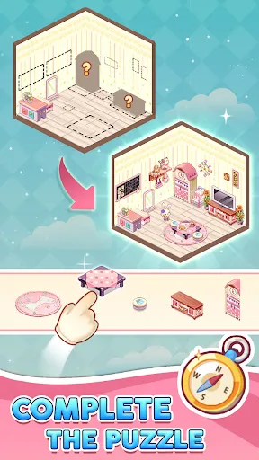 Kawaii Puzzle: Unpacking Decor | Games | XWorld
