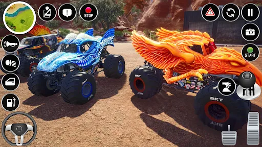 4x4 Monster Truck Stunt Games | 游戏 | XWorld