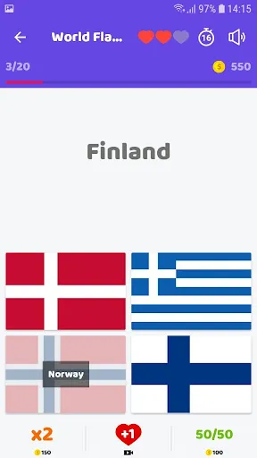 Flags and Capitals Guess-Quiz | Permainan | XWorld