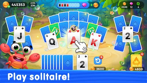 Solitaire TriPeaks: Aquarium | Игры | XWorld