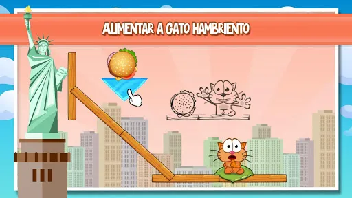 Gato Hambriento: Puzzle Físico | juego | XWorld