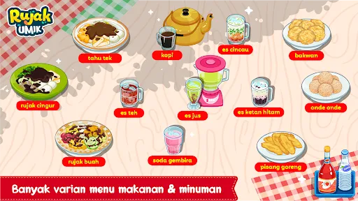 Warung Rujak dan Tahu Tek | Permainan | XWorld