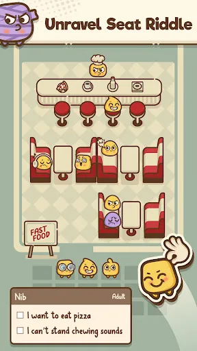 Where's My Seat?・Logic Puzzles | Games | XWorld