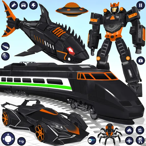 Shark Robot Car Transform Game | Games | XWorld